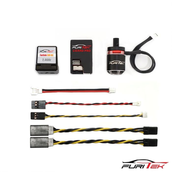 FURITEK 2344 STINGER BRUSHLESS POWER SYSTEM W/ RECEIVER FOR HOBBY PLUS CR18P EVO