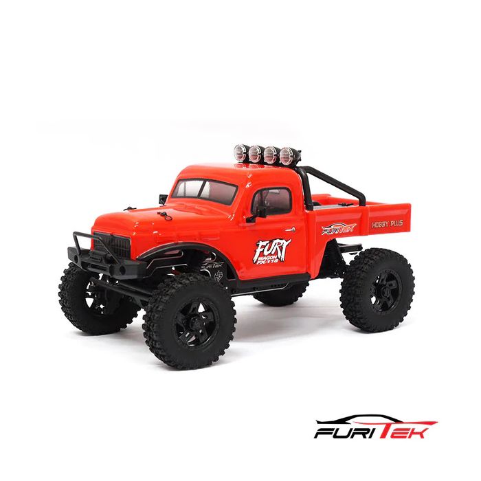 Furitek FX118 Fury Wagon 1/18 RTR Brushless Rock Crawler Red