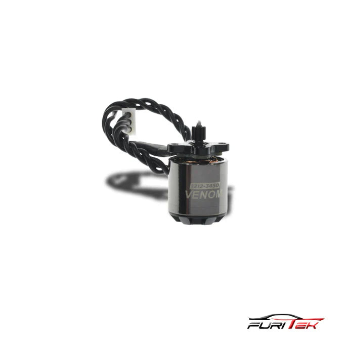 FURITEK VENOM 3450KV BRUSHLESS MOTOR WITH 11T STEEL PINION AXIAL SCX24