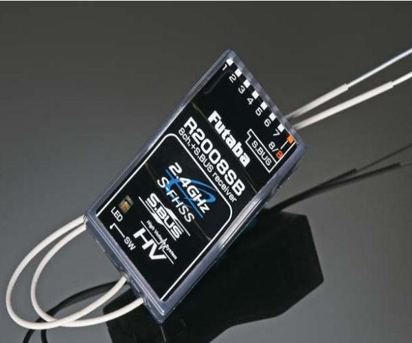 Futaba FUTL7608 R2008SB S.Bus 8-Channel 2.4GHz S-FHSS Aircraft Receiver