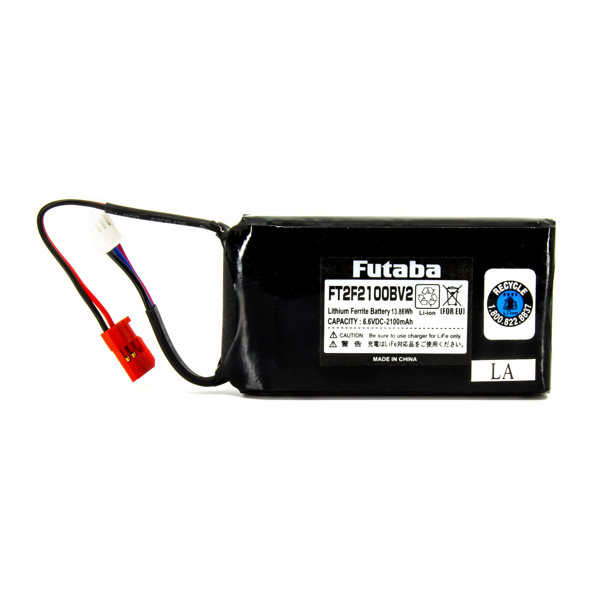 FUTUBA 0135 2100mAh LiFe Transmitter Battery 6.6V (2-Cell)