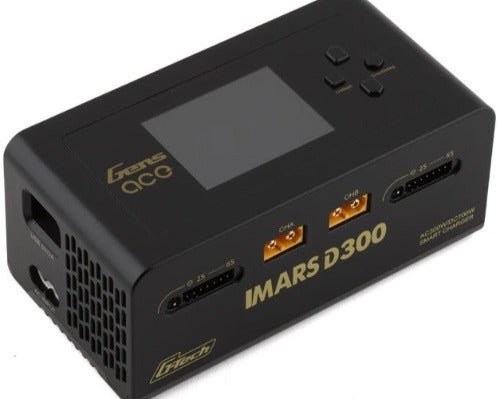 Gens Ace GEA300WD300-UB Imars D300 G-Tech Smart Dual AC/DC Charger (6S/16A) (Noir) (AC-300W) (DC-350W x2)