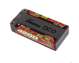 Gens Ace GEA42002S14D5 Redline 2.0 2S Shorty LiHV Battery 140C (7.6V/4200mAh) w/5mm Bullets