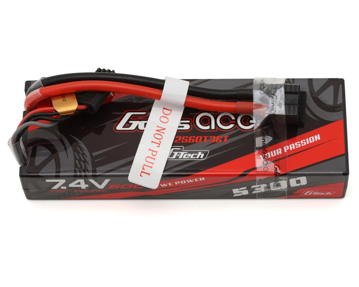 Gens Ace GEA532S60T3GT G-Tech Smart 2S LiPo Battery 60C (7.4V/5300mAh) w/Universal Connector