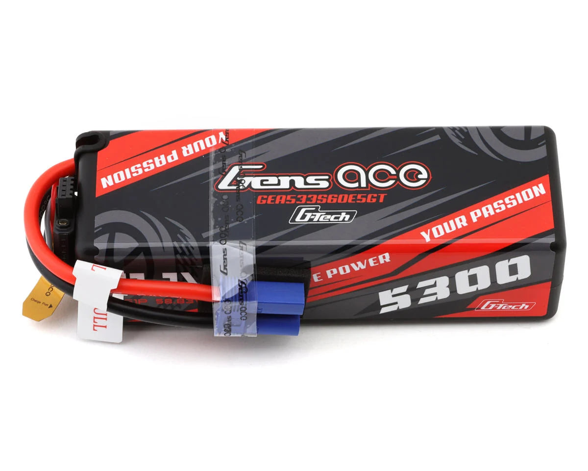 Gens Ace GEA533S60E5GT G-Tech Smart 3S LiPo Battery 60C (11.1V/5300mAh) w/EC5 Connector