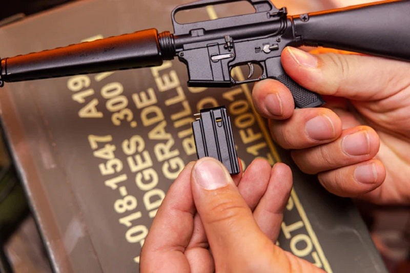 GoatGuns Die Cast 1/3 Scale M16A1 Model Rifle Black 16-BLACK