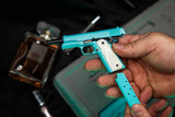 GoatGuns 1/3 Scale Die Cast 1911 Model, Light Blue 1911-BLUE