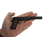 GoatGuns Die Cast Mini 1911 Suppressor, Black, for 1911 Models 1911-SUPPRESSOR-B