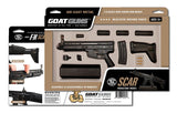 GoatGuns 1/3 Scale Die Cast FN Scar AR Model Gun Black SCAR-BLACK