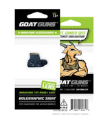 GoatGuns Die Cast Mini Short Holo Sight Fits AR15/M16A1 Models SHORT-HOLO