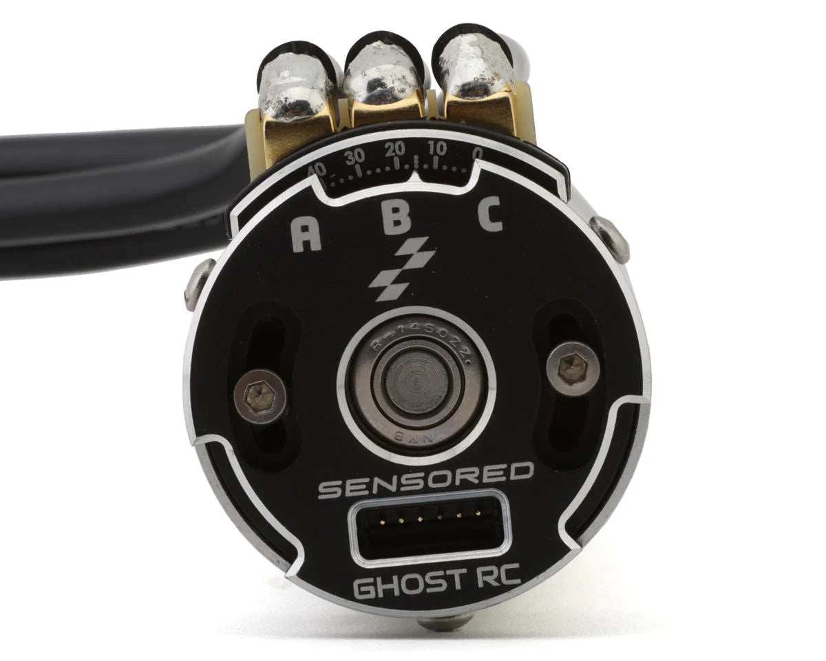 Ghost RC GOS020-0289-00 Cobra 8 ACE No Prep Drag Brushless ESC w/1412 Sensored Motor Combo (4300kV) (Adjustable Endbell)