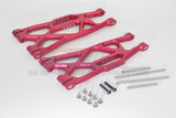 GPM ALUMINUM FRONT / REAR LOWER ARMS TRAXXAS X-MAXX 4X4 RED