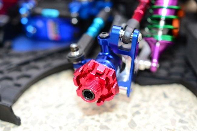 GPM ALUMINUM WHEEL HEX CLAW (0MM) TRAXXAS XO-01 SUPERCAR BLUE