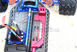 Gpm Racing RUS40126-B Aluminum Battery Hold-down Blue Traxxas 1/10 Rustler