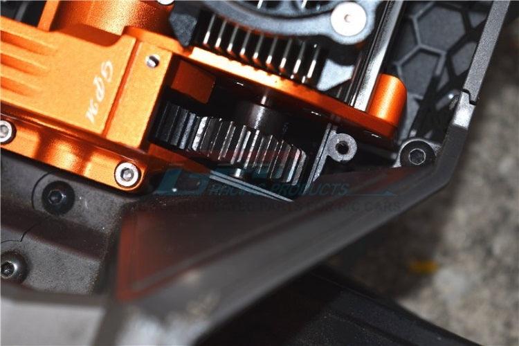 GPM TXMS016TS-BK Harden Steel 45 Motor Gear 16T Black (2pc Set) Traxxas Maxx
