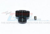 GPM TXMS017TS-BK Harden Steel 45 Motor Gear 17T Black Traxxas Maxx