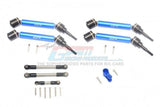 GPM Tie Rod /25T Servo Horn & Steel Adjustable CVD Drive Shaft Blue TRA Maxx