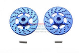 GPM ALUMINUM +1MM HEX WITH BRAKE DISC TRAXXAS 4-TEC / FORD MUSTANG GT BLUE