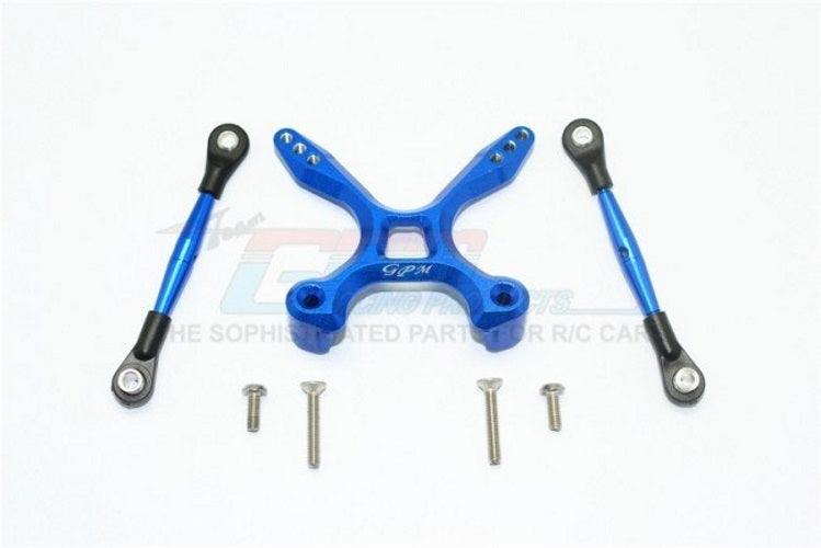 Gpm Racing GT049R Blue Aluminum Rear Tie Rods W/ Stabilizer (7pieces Set)
