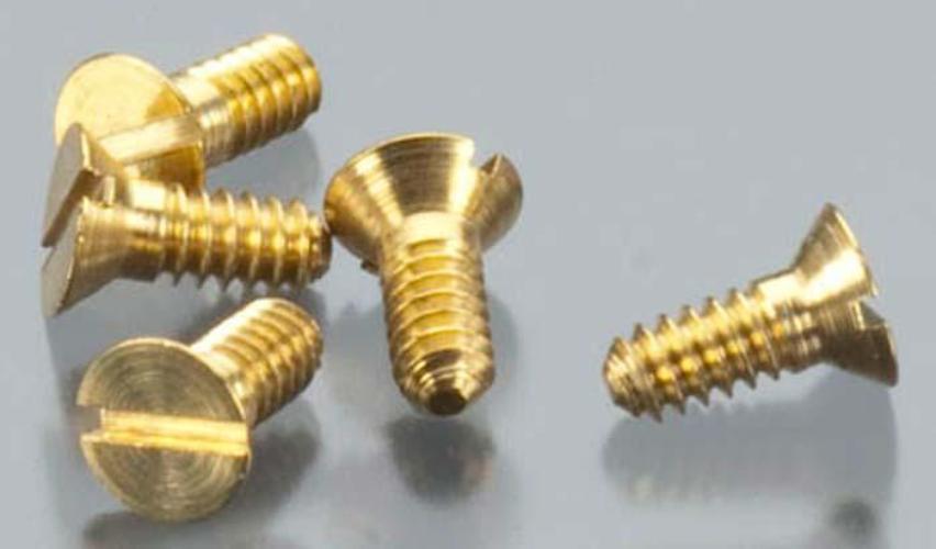 Woodland Scenics H841 Flat Head Screws 00-90 1/8" (5)