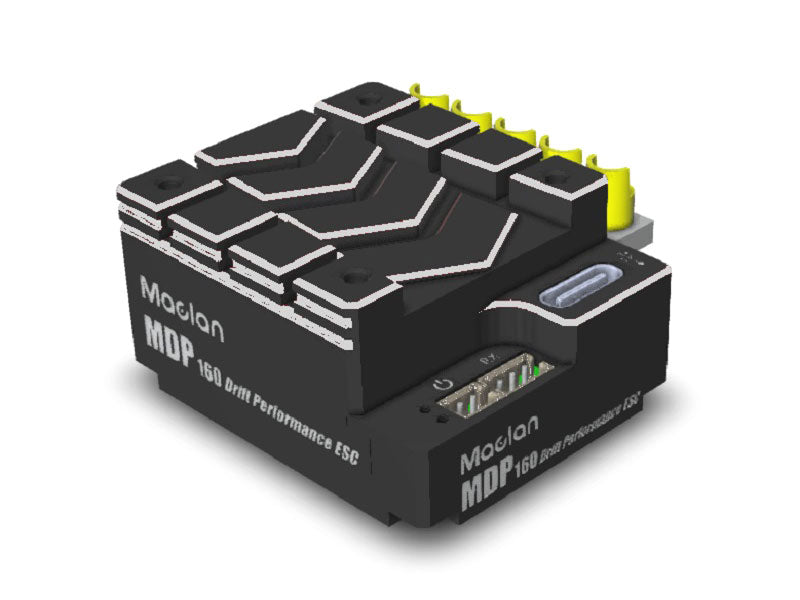 Maclan Racing HADMCL2018 MDP 160 Drift Performance ESC, (Black/Silver)