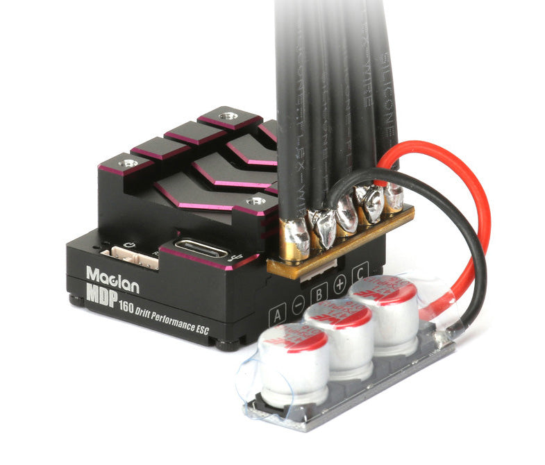 Maclan Racing HADMCL2019 MDP 160 Drift Performance ESC, (Black/Purple)