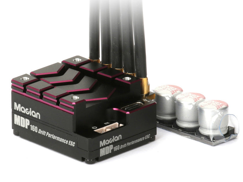 Maclan Racing HADMCL2019 MDP 160 Drift Performance ESC, (Black/Purple)