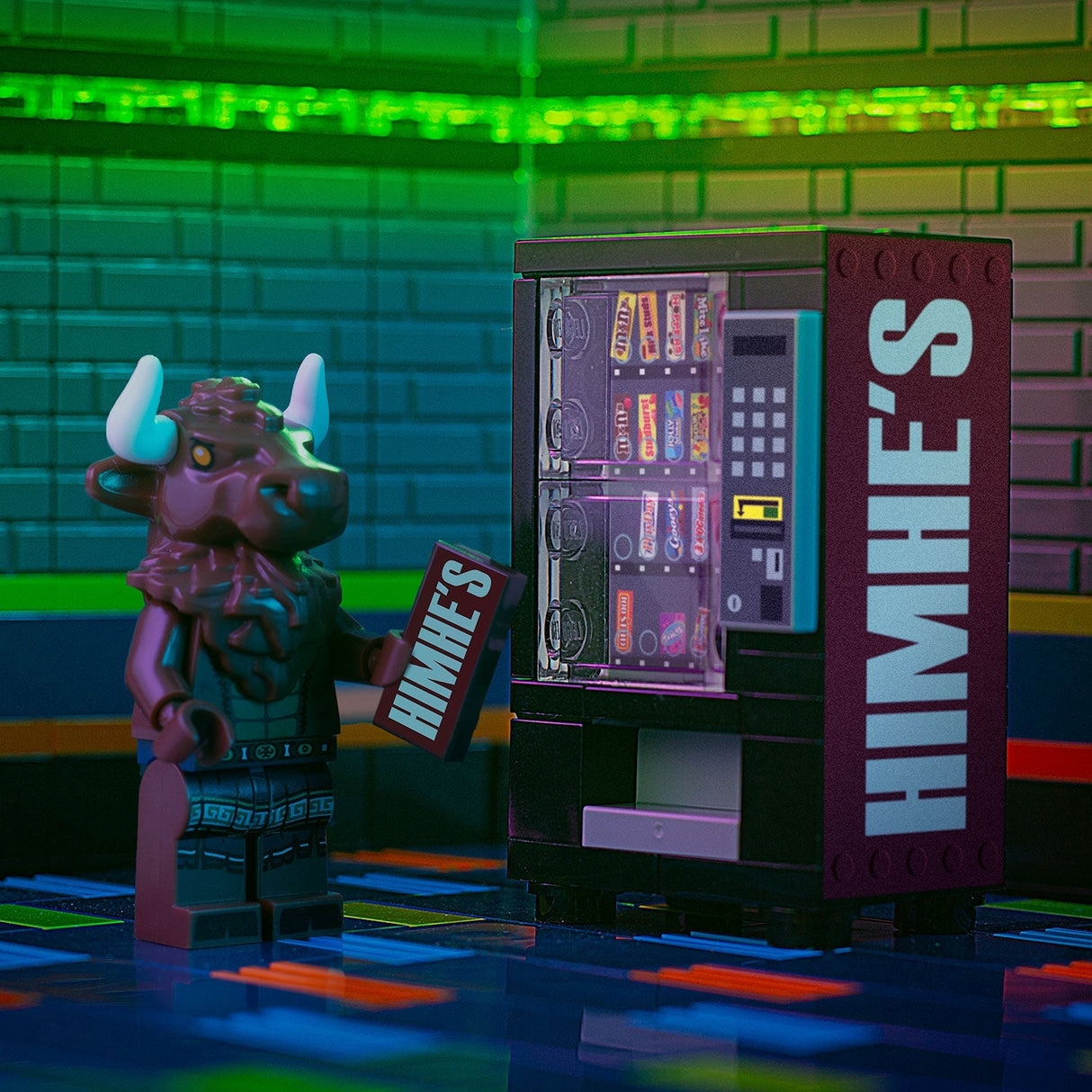 HimHe's - B3 Customs® Candy Vending Machine made using LEGO parts
