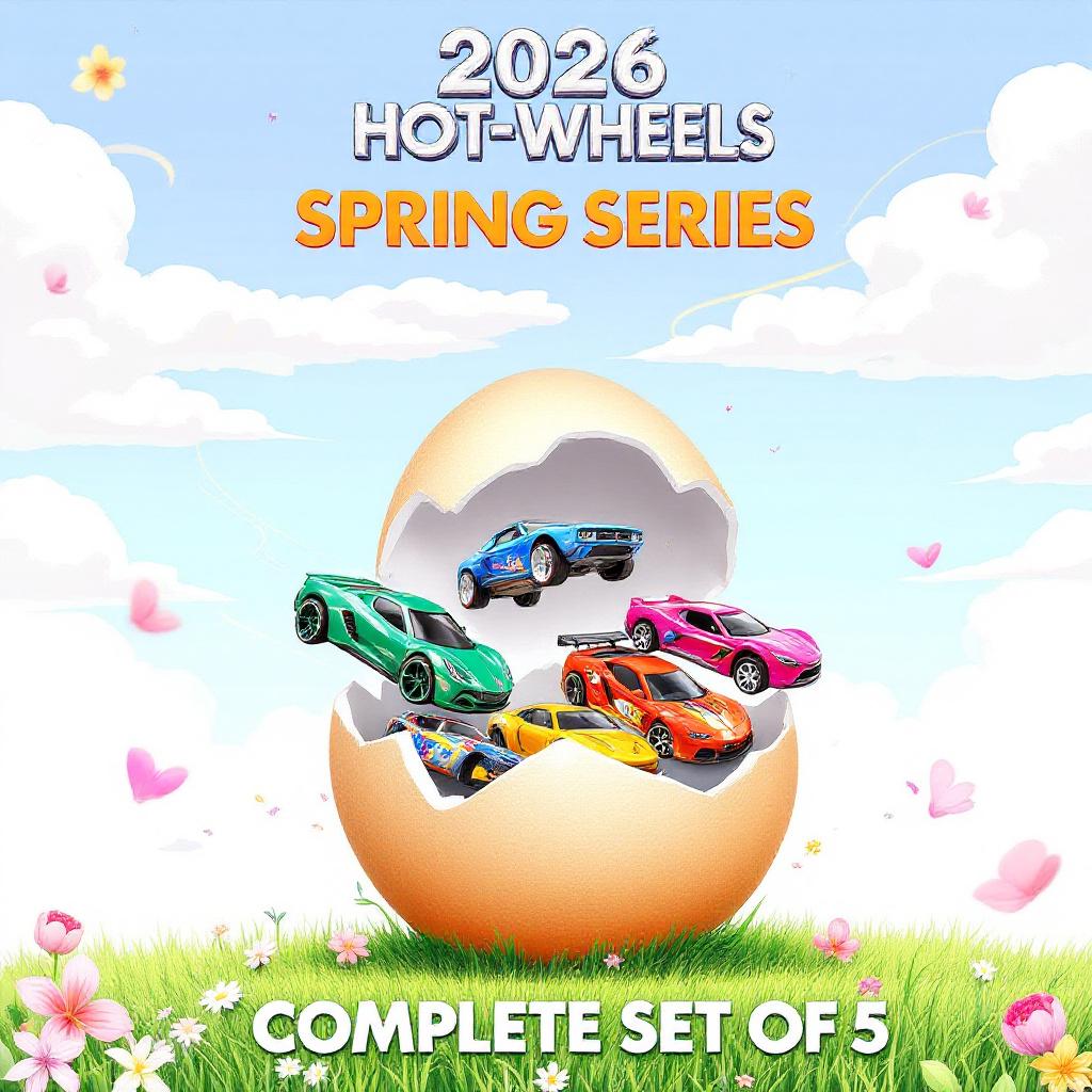 2026 Hot Wheels Spring Series - Complete Set of 5 – Island Hobby Nut