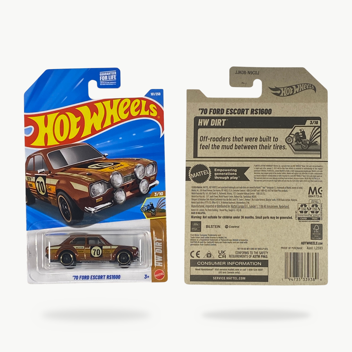 Hot Wheels '70 Ford Escort RS1600 | Dirt Series 3/10