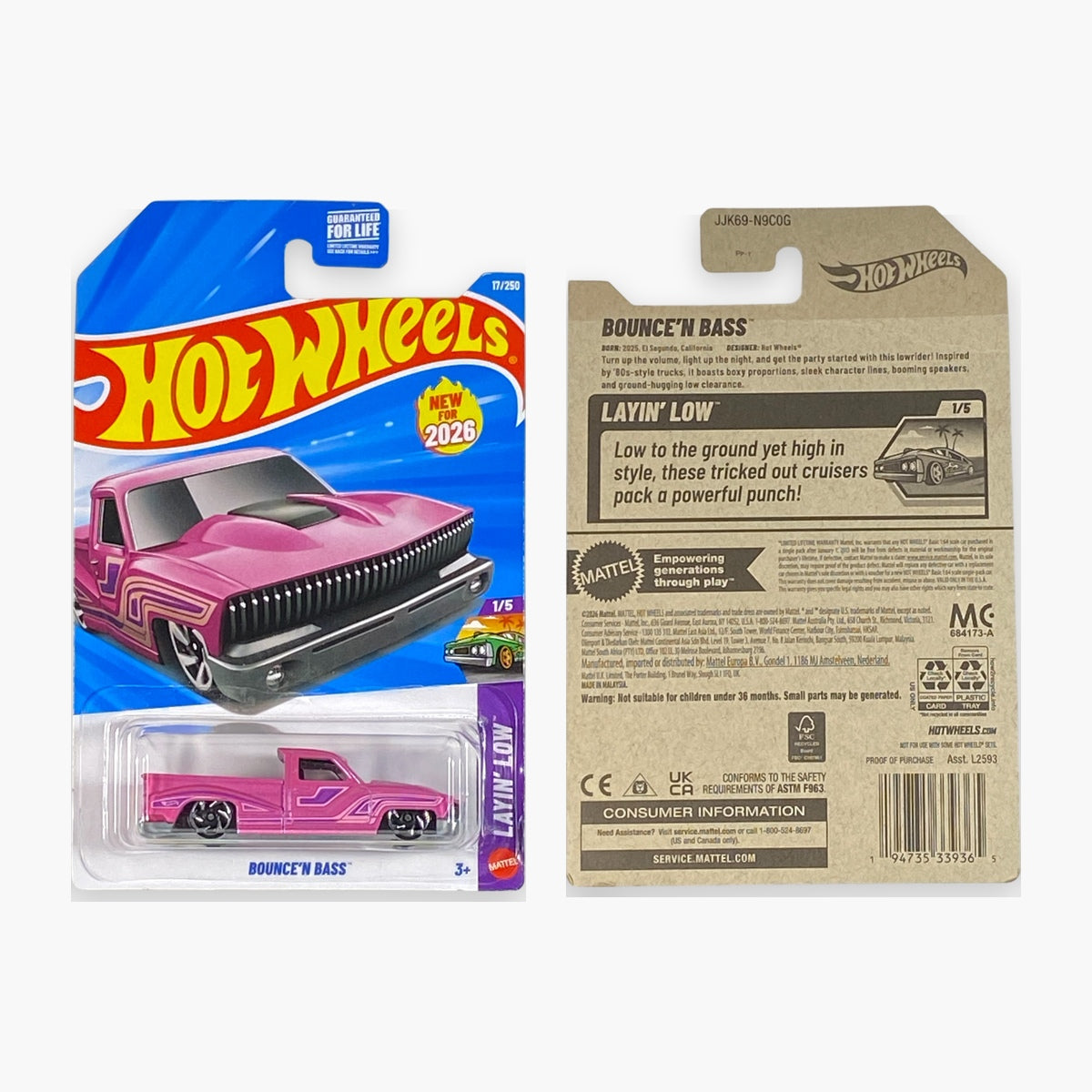 Hot Wheels Bounce'n Bass | Layin' Low Series 1/5
