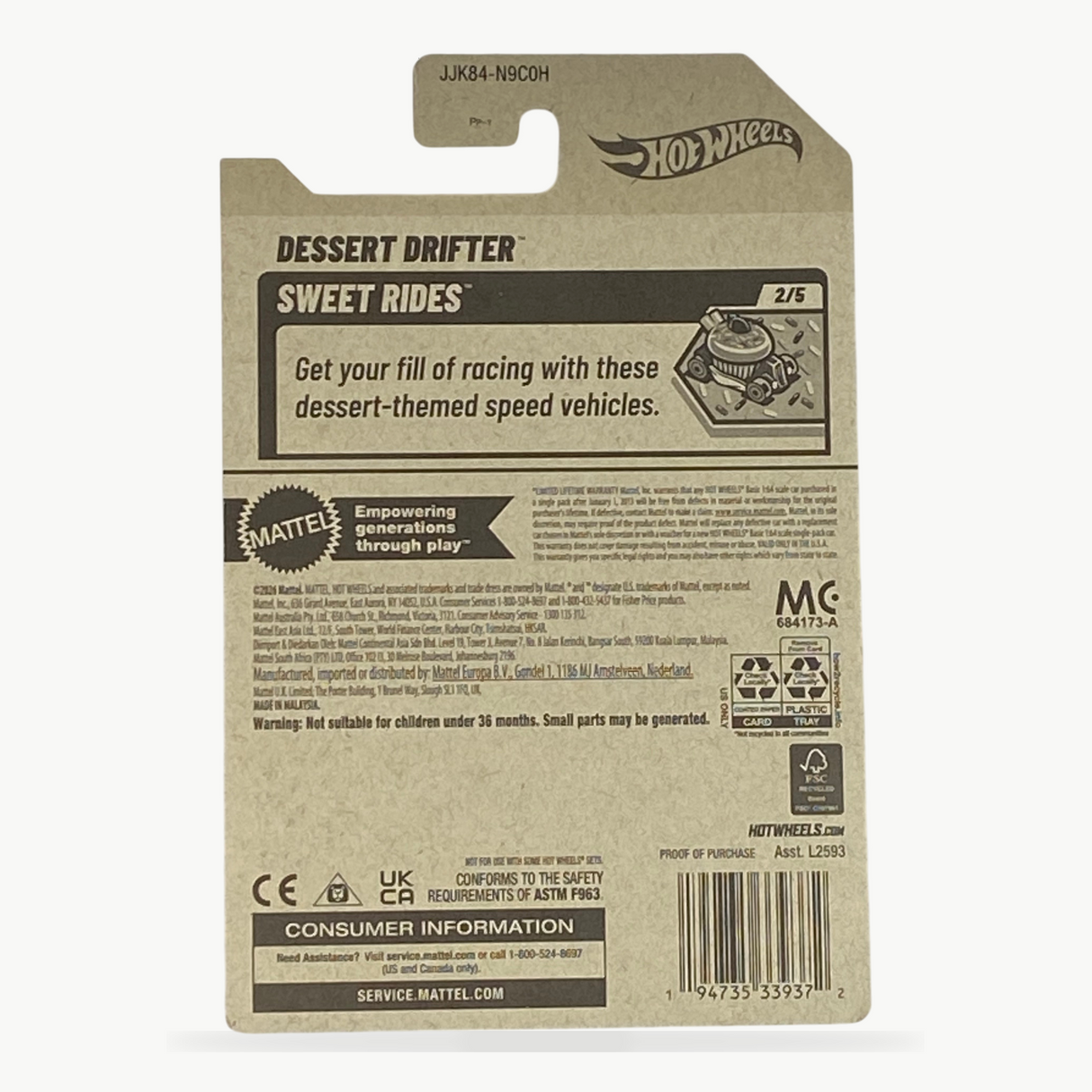 Hot Wheels Dessert Drifter | Sweet Rides Series 2/5
