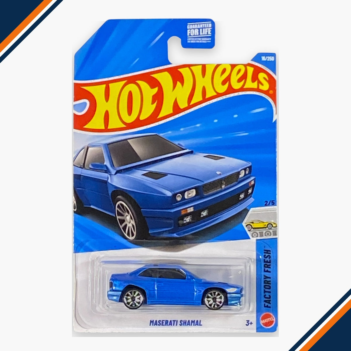Hot Wheels Maserati Shamal | Factory Fresh Series 2/5