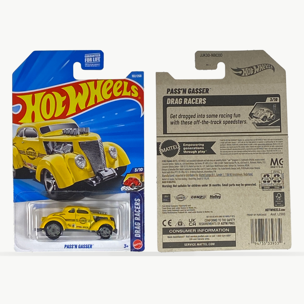 Hot Wheels Pass'n Gasser | Drag Racers Series 3/10