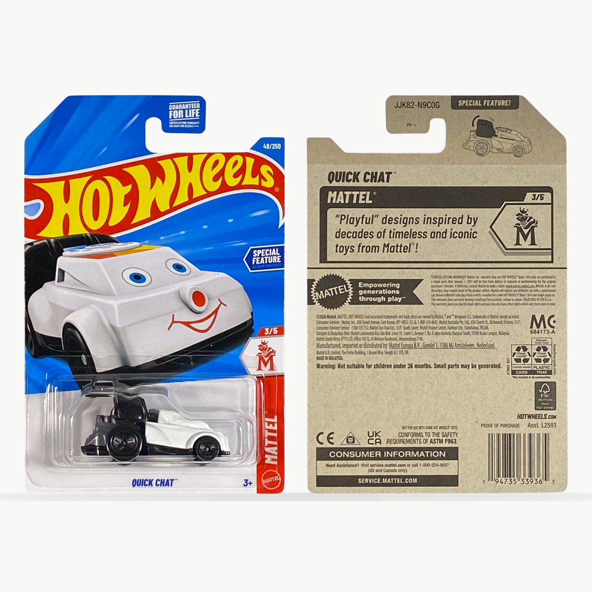 Hot Wheels Quick Chat | Mattel Series 3/5