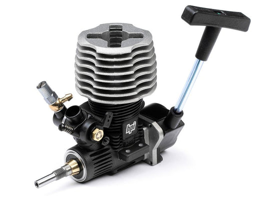 Motor HPI RACING Nitro Star G3.0, con arranque manual, carburador giratorio de 6,5 mm, eje SG, escape lateral HPI15105