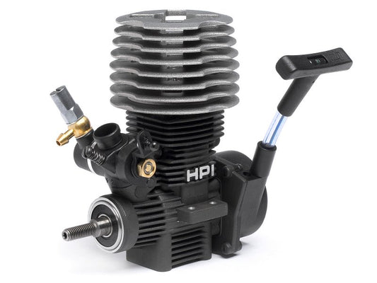 Motor HPI RACING Nitro Star T3.0, con arranque por cuerda, carburador giratorio de 6,5 mm, eje estándar, escape lateral HPI15107