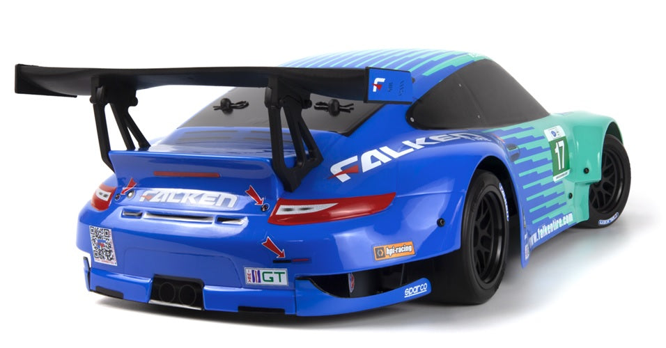 HPI Racing HPI160781 1/10 Electric Sport 3 Porsche 911 GT3 RSR Falken - Flux