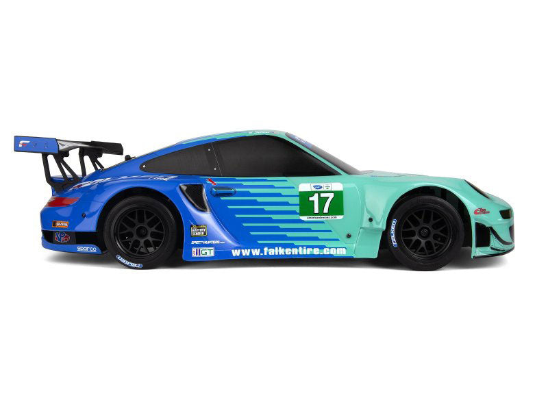 HPI Racing HPI160782 Porsche 911 GT3 RSR Falken Painted Body (206mm/210mm)