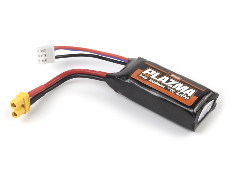 HPI Racing HPI160838 Plazma 7.4V 600mAh 10C LiPo Battery Pack for Venture18