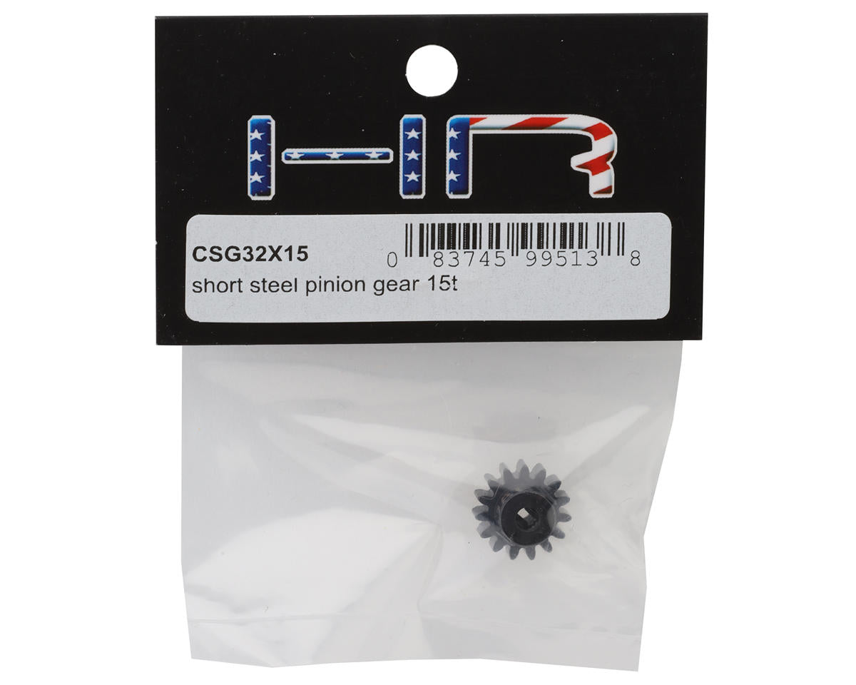 Hot Racing CSG32X15 Steel 32P Pinion Gear (Short) (3.17mm Bore) (15T)
