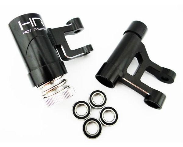 Hot Racing Black Aluminum Steering Bellcrank, for Losi 1/5 Desert Buggy XL