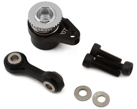 Hot Racing HRAGRM48SH20T Arrma Grom Aluminum Servo Saver Set (Black) (20T)