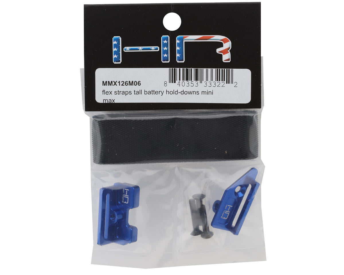 Hot Racing MMX126M06 Tall Battery Flex Strap Hold-Down Set for Traxxas® Mini Maxx®