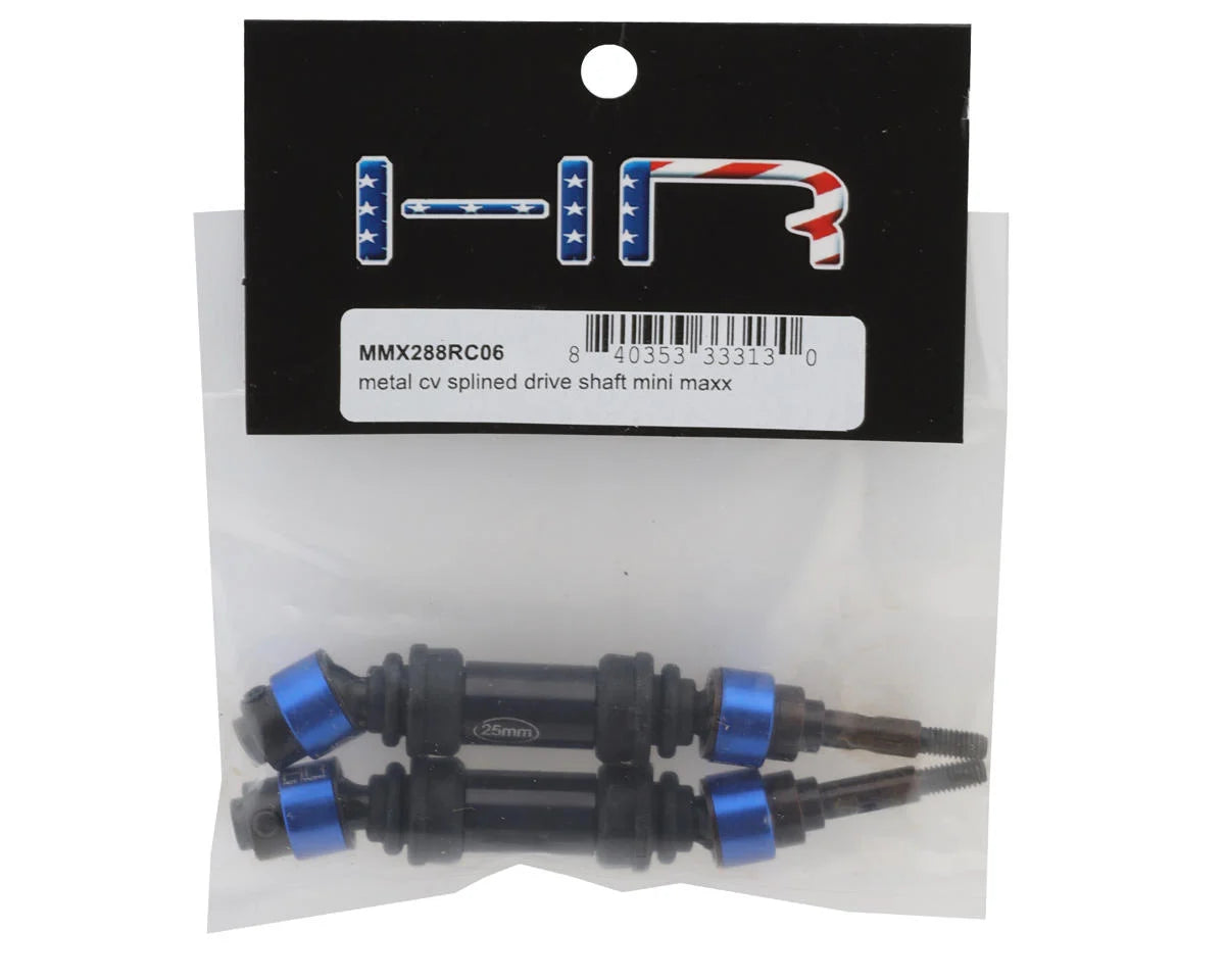 Hot Racing HRAMMX288RC06 Metal CVD Splined Driveshafts for Traxxas® Mini Maxx® (2)