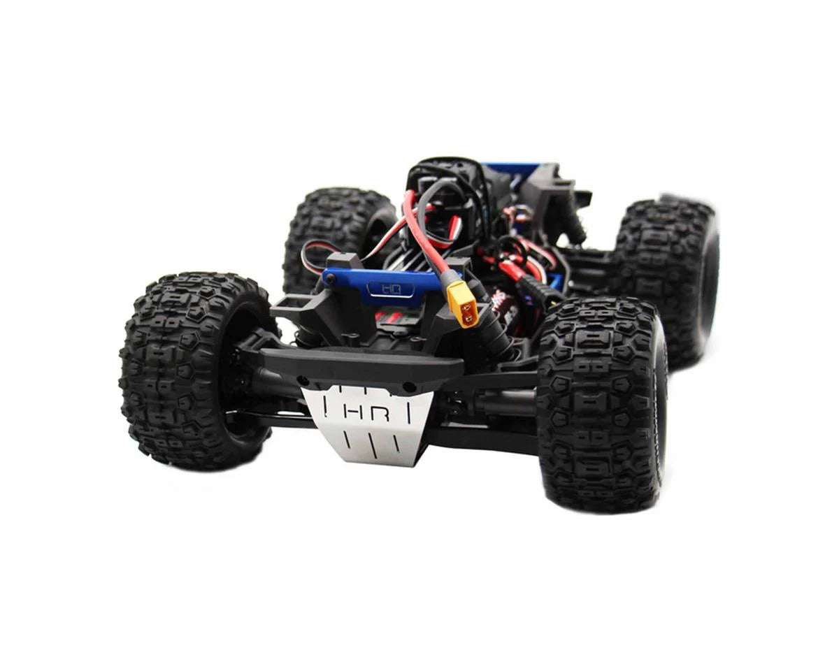 Hot Racing HRAMMX331X08 Stainless Steel Skid Plate Bumper Brace Set for Traxxas® Mini Maxx® (Front/Rear)