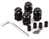 Hot Racing HRAMXX10W01 Aluminum +10mm 17mm Splined Hubs for Traxxas Maxx