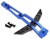 Hot Racing HRAMXX14F01 Aluminum Front Chassis Brace for Traxxas Maxx (Blue)