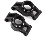 Hot Racing HRAMXX2201 Aluminum Rear Hubs Stub Axle Carriers for Traxxas Maxx (Black) (2)