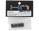 Hot Racing HRARCL61801 Aluminum Standoff Post Link (Black) (4) (3x6x18mm)
